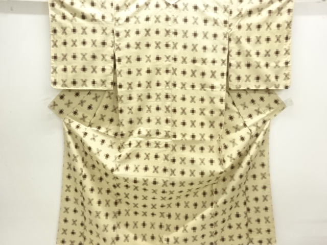 JAPANESE KIMONO / TSUMUGI / WOVEN KASURI